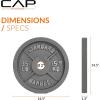 imageCAP Barbell 2Inch Olympic Weight Plate  Multiple OptionsClassic  Grey