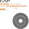 imageCAP Barbell 2Inch Olympic Weight Plate  Multiple OptionsClassic  Grey