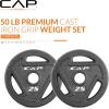 imageCAP Barbell 2Inch Olympic Weight Plate  Multiple OptionsElite