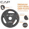 imageCAP Barbell 2Inch Olympic Weight Plate  Multiple OptionsElite