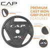 imageCAP Barbell 2Inch Olympic Weight Plate  Multiple OptionsElite