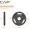 imageCAP Barbell 2Inch Olympic Weight Plate  Multiple OptionsElite