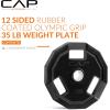 imageCAP Barbell 2Inch Olympic Weight Plate  Multiple OptionsPro