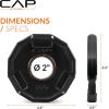 imageCAP Barbell 2Inch Olympic Weight Plate  Multiple OptionsPro