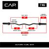 imageCAP Barbell 47Inch Olympic EZ Curl Bar for 2Inch Weight Plates  Multiple OptionsBlack