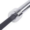 imageCAP Barbell 7Foot Olympic Barbell Pro Series  Olympic ampamp Power Bar OptionsBlackChrome  No Knurled Center New Packaging