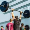 imageCAP Barbell 7Foot Olympic Barbell Pro Series  Olympic ampamp Power Bar OptionsTHE BOSS  Black  Center Knurl