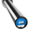 imageCAP Barbell 7Foot Olympic Barbell Pro Series  Olympic ampamp Power Bar OptionsTHE BOSS  Black  No Center Knurl