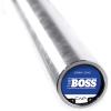 imageCAP Barbell 7Foot Olympic Barbell Pro Series  Olympic ampamp Power Bar OptionsTHE BOSS  Silver Zinc  No Center Knurl