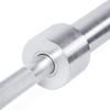 imageCAP Barbell 7Foot Olympic Barbell Pro Series  Olympic ampamp Power Bar OptionsTHE BOSS  Silver Zinc  No Center Knurl