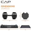 imageCAP Barbell ADJUSTABELL Adjustable 55 lb Hex Dumbbell Weights  Singles ampamp Pairs  Multiple Handle OptionsPair