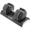 imageCAP Barbell ADJUSTABELL Adjustable 55 lb Hex Dumbbell Weights  Singles ampamp Pairs  Multiple Handle OptionsSingle