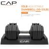 imageCAP Barbell ADJUSTABELL Adjustable 55 lb Hex Dumbbell Weights  Singles ampamp Pairs  Multiple Handle OptionsSingle