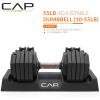 imageCAP Barbell ADJUSTABELL Adjustable 55 lb Hex Dumbbell Weights  Singles ampamp Pairs  Multiple Handle OptionsSingle