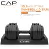 imageCAP Barbell ADJUSTABELL Adjustable 55 lb Hex Dumbbell Weights  Singles ampamp Pairs  Multiple Handle OptionsSingle