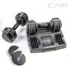 imageCAP Barbell ADJUSTABELL Adjustable Round Dumbbell Weights  Singles ampamp Pairs  125 lb 25 lb ampamp 55 lb  Multiple Handle OptionsPair