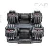imageCAP Barbell ADJUSTABELL Adjustable Round Dumbbell Weights  Singles ampamp Pairs  125 lb 25 lb ampamp 55 lb  Multiple Handle OptionsPair