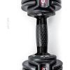 imageCAP Barbell ADJUSTABELL Adjustable Round Dumbbell Weights  Singles ampamp Pairs  125 lb 25 lb ampamp 55 lb  Multiple Handle OptionsPair