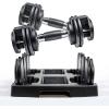 imageCAP Barbell ADJUSTABELL Adjustable Round Dumbbell Weights  Singles ampamp Pairs  125 lb 25 lb ampamp 55 lb  Multiple Handle OptionsPair