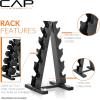 imageCAP Barbell AFrame Dumbbell Weight Rack  Color SeriesGreen