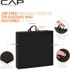 imageCAP Barbell All Purpose Folding Anti Tear Exercise Training Aerobic Fitness Gym ampamp Gymnastics Balance Mat  Multiple colorsBlack