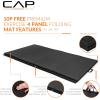 imageCAP Barbell All Purpose Folding Anti Tear Exercise Training Aerobic Fitness Gym ampamp Gymnastics Balance Mat  Multiple colorsBlack