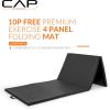 imageCAP Barbell All Purpose Folding Anti Tear Exercise Training Aerobic Fitness Gym ampamp Gymnastics Balance Mat  Multiple colorsBlack