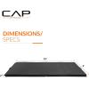 imageCAP Barbell All Purpose Folding Anti Tear Exercise Training Aerobic Fitness Gym ampamp Gymnastics Balance Mat  Multiple colorsBlack