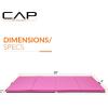 imageCAP Barbell All Purpose Folding Anti Tear Exercise Training Aerobic Fitness Gym ampamp Gymnastics Balance Mat  Multiple colorsPink