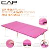 imageCAP Barbell All Purpose Folding Anti Tear Exercise Training Aerobic Fitness Gym ampamp Gymnastics Balance Mat  Multiple colorsPink