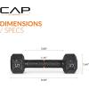 imageCAP Barbell Cast Iron Hex Dumbbell  Multiple OptionsBlack  Pair