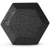 imageCAP Barbell Cast Iron Hex Dumbbell  Multiple OptionsBlack  Pair