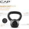 imageCAP Barbell Cast Iron Kettlebell  Coated Options Singles and Sets Multiple Weight Choices100 Pounds