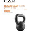 imageCAP Barbell Cast Iron Kettlebell  Coated Options Singles and Sets Multiple Weight Choices15 LB Single