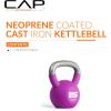 imageCAP Barbell Cast Iron Kettlebell  Coated Options Singles and Sets Multiple Weight Choices15 lb