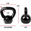 imageCAP Barbell Cast Iron Kettlebell  Coated Options Singles and Sets Multiple Weight Choices20 lb