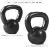 imageCAP Barbell Cast Iron Kettlebell  Coated Options Singles and Sets Multiple Weight Choices25 lb Set