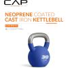 imageCAP Barbell Cast Iron Kettlebell  Coated Options Singles and Sets Multiple Weight Choices30 lb