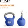 imageCAP Barbell Cast Iron Kettlebell  Coated Options Singles and Sets Multiple Weight Choices30 lb