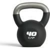 imageCAP Barbell Cast Iron Kettlebell  Coated Options Singles and Sets Multiple Weight Choices40 lb