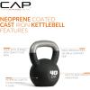 imageCAP Barbell Cast Iron Kettlebell  Coated Options Singles and Sets Multiple Weight Choices40 lb