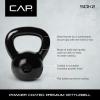 imageCAP Barbell Cast Iron Kettlebell  Coated Options Singles and Sets Multiple Weight Choices450 Pounds