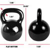imageCAP Barbell Cast Iron Kettlebell  Coated Options Singles and Sets Multiple Weight Choices610 Pounds
