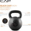 imageCAP Barbell Cast Iron Kettlebell  Coated Options Singles and Sets Multiple Weight Choices70 lb