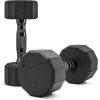 imageCAP Barbell Coated Dumbbell Weight  Multiple Options Pairs ampamp Sets12Sided  Black Handle