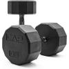 imageCAP Barbell Coated Dumbbell Weight  Multiple Options Pairs ampamp Sets12Sided  Black Handle