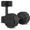 imageCAP Barbell Coated Dumbbell Weight  Multiple Options Pairs ampamp Sets12Sided  Black Handle