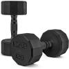 imageCAP Barbell Coated Dumbbell Weight  Multiple Options Pairs ampamp Sets12Sided  Black Handle