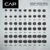 imageCAP Barbell Coated Dumbbell Weight  Multiple Options Pairs ampamp Sets12Sided  Chrome Handle