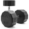 imageCAP Barbell Coated Dumbbell Weight  Multiple Options Pairs ampamp Sets12Sided  Chrome Handle
